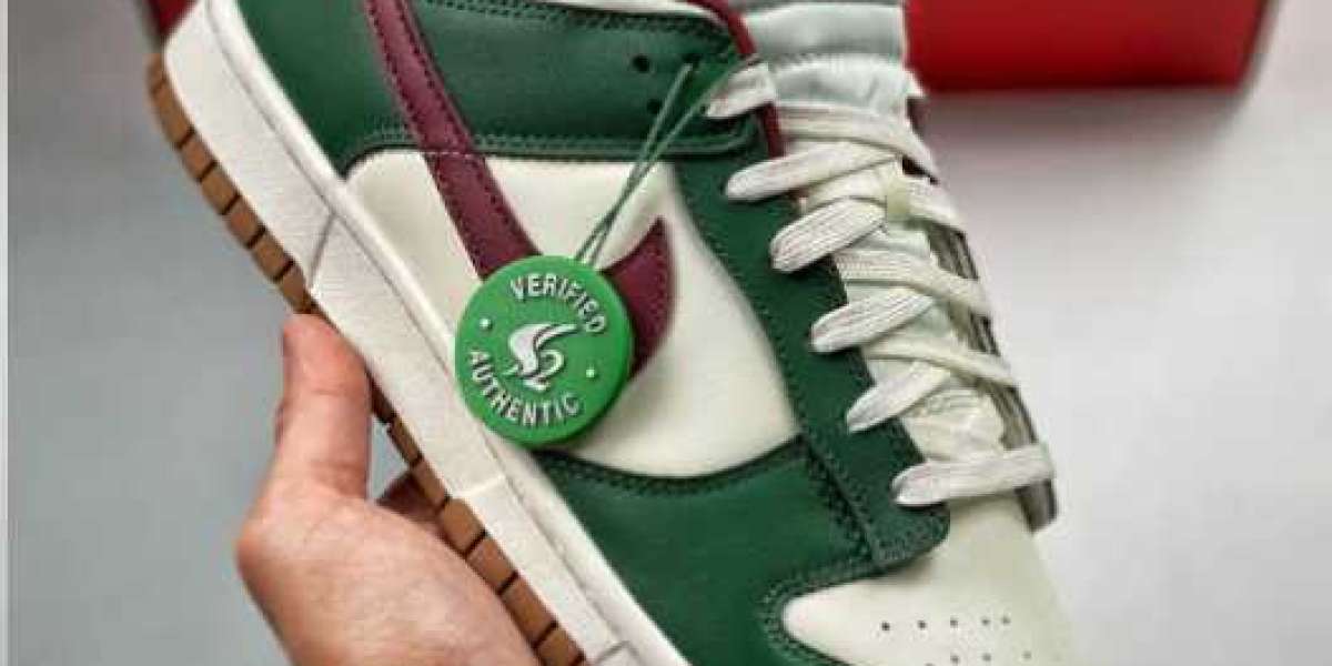 Nike Dunk Low: The Gorge Green Team Red Edition